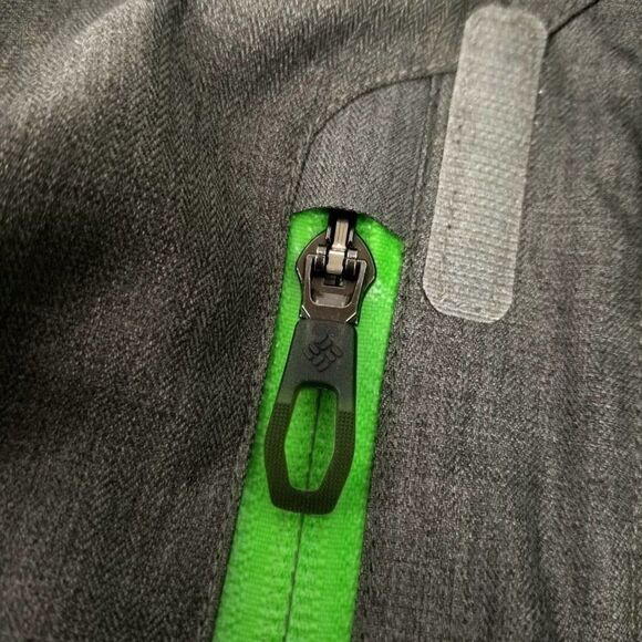 Columbia Fusion Exact Boulder Nylon Omni-Heat Waterproof Hooded Jacket Gorpcore - Picture 7 of 11